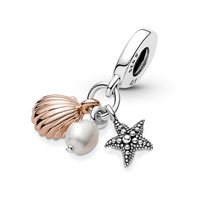 Charm Pandora Donna Pandora Moments in Lega metallica Perla 781690C01 - 781690C01